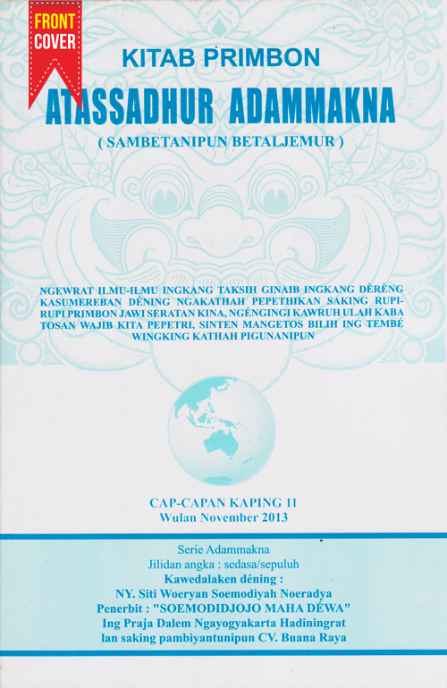 Kitab Primbon Atassadur Adammakna