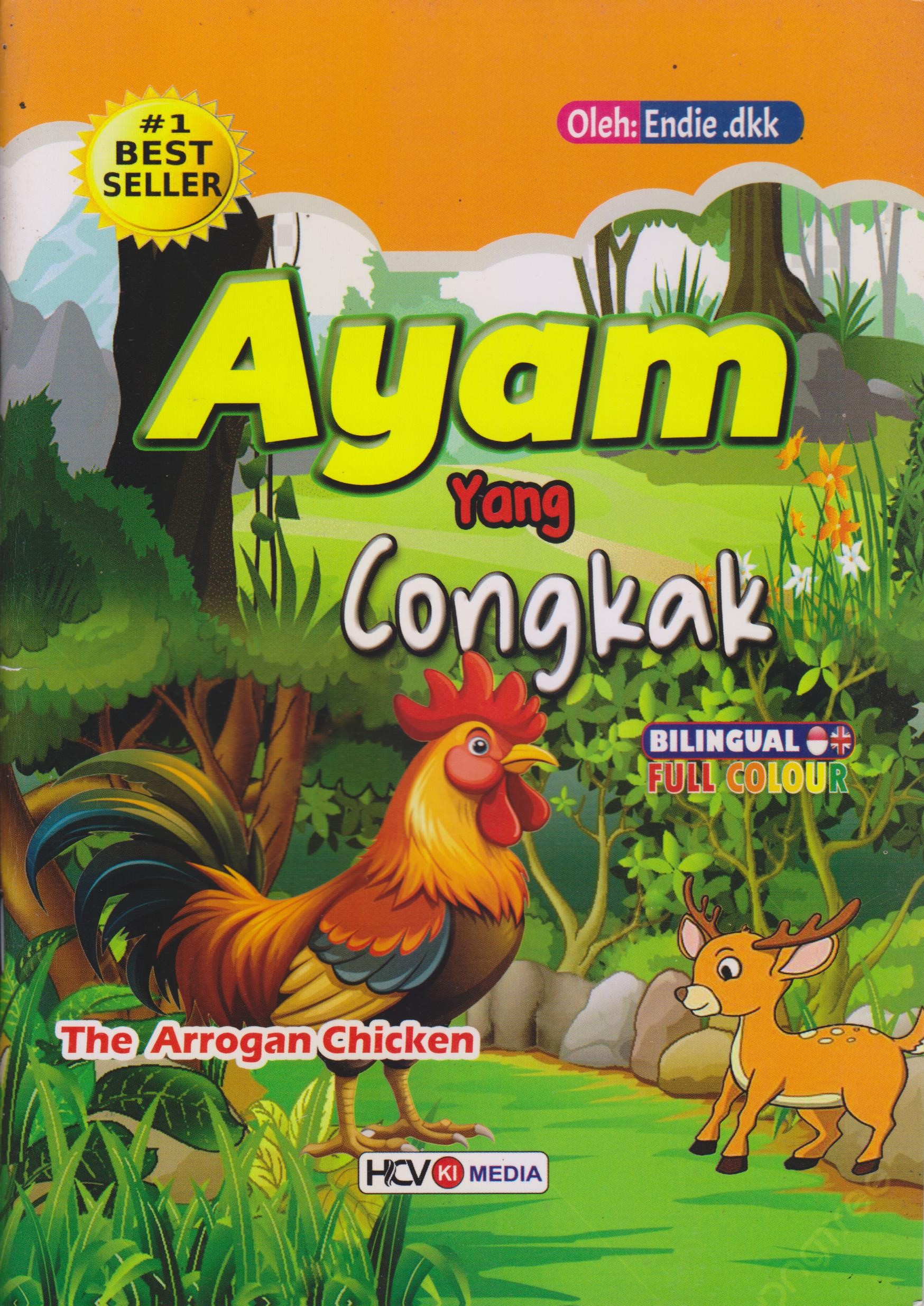 Buku Cerita Anak Bilingual Indonesia-Inggris & Fullcolor | Seri Unggas dan Hewan Terbang