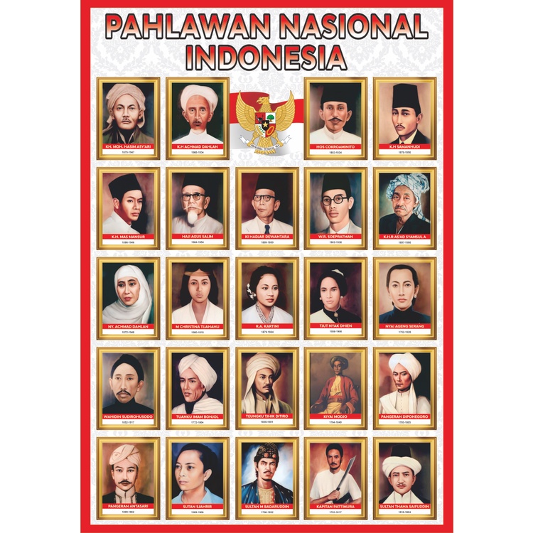 POSTER PAHLAWAN Nasional | Revolusi | Walisongo